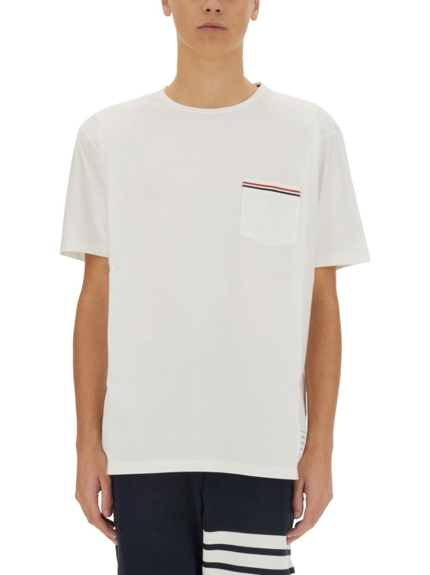 Thom Browne T-Shirt With Pocket