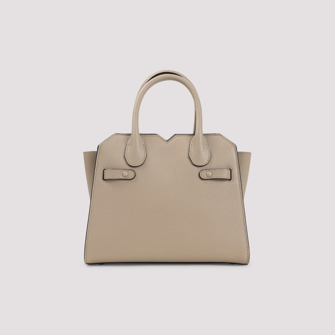 Valextra Beige Cachemire Calf Leather Milano Mini Handbag