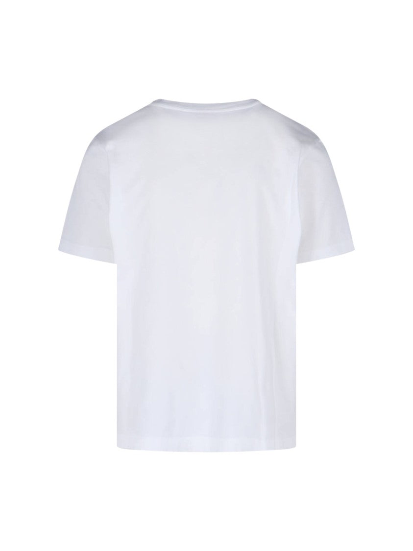 Casablanca Organic Cotton T-Shirt With Colorful Volcano Print