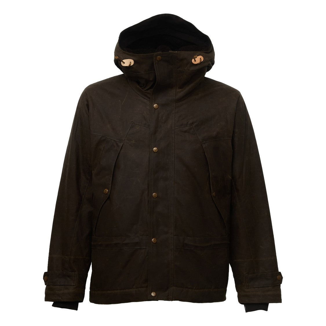 Manifattura Ceccarelli Mountain Wool-Lined Waxed Jacket