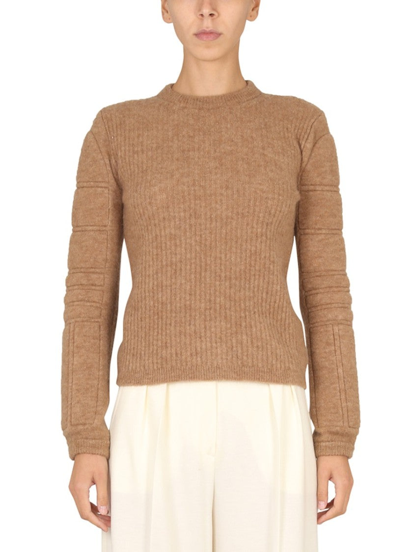 Max Mara Stretch Mohair Yarn Knit Sweater