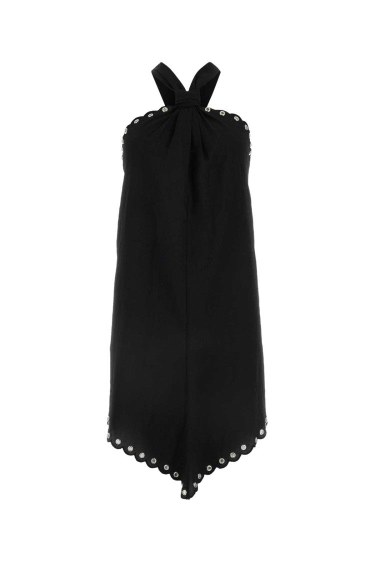 Isabel Marant Black Polyester Tegany Mini Dress
