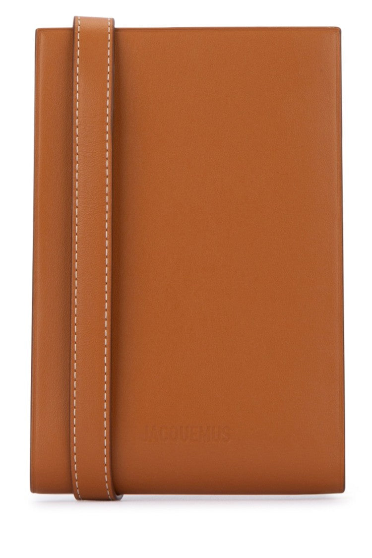 Jacquemus Minimalist Brown Leather Shoulder Bag