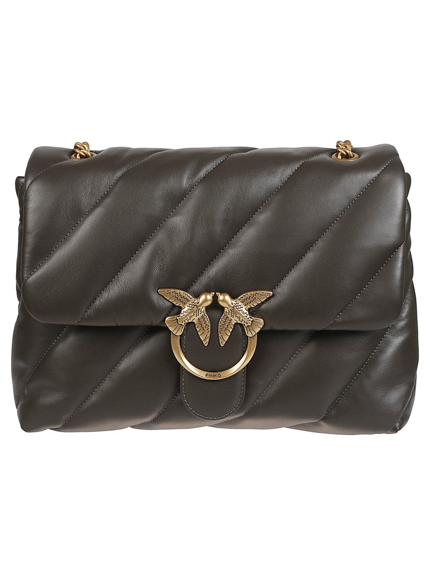 Pinko Love Big Puff Sheepskin Shoulder Bag