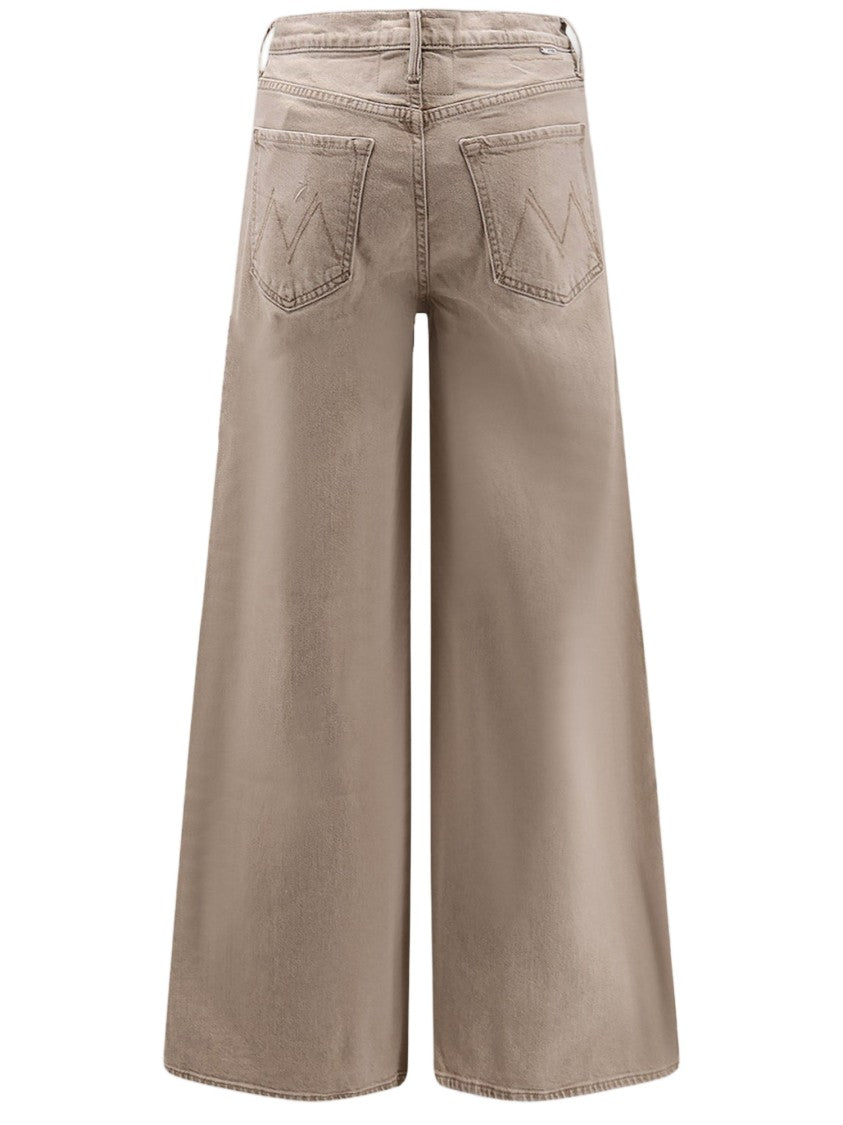 Mother Flared Leg Stretch Cotton Jeans