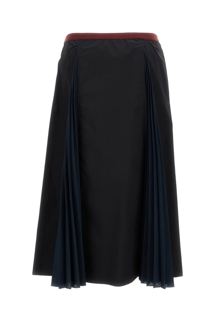Plan C Pleated A-Line Skirt