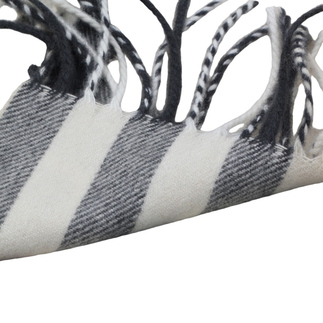 Burberry Classic Check Pattern Scarf With Fringed Edges