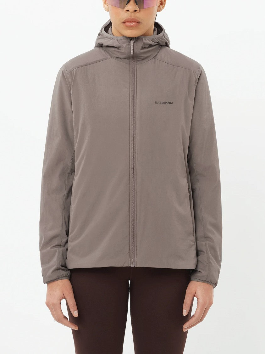 Salomon Taupe Mountain Flex Minimalist Trekking Jacket