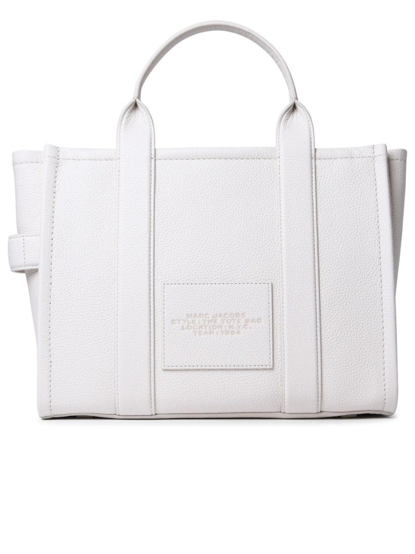Marc Jacobs (The) Cream Leather Midi Tote Bag