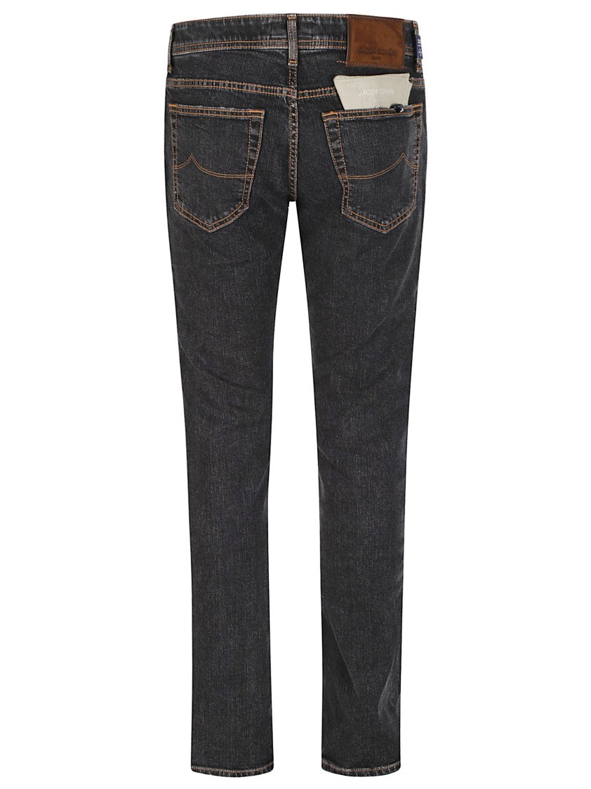 Jacob Cohen 5 Pocket Slim Fit Bard Denim Jeans