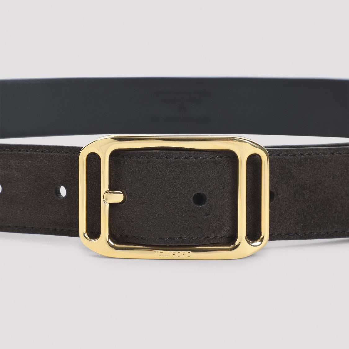 Tom Ford Suede Calf Leather Tom Ford Belt With Buckle