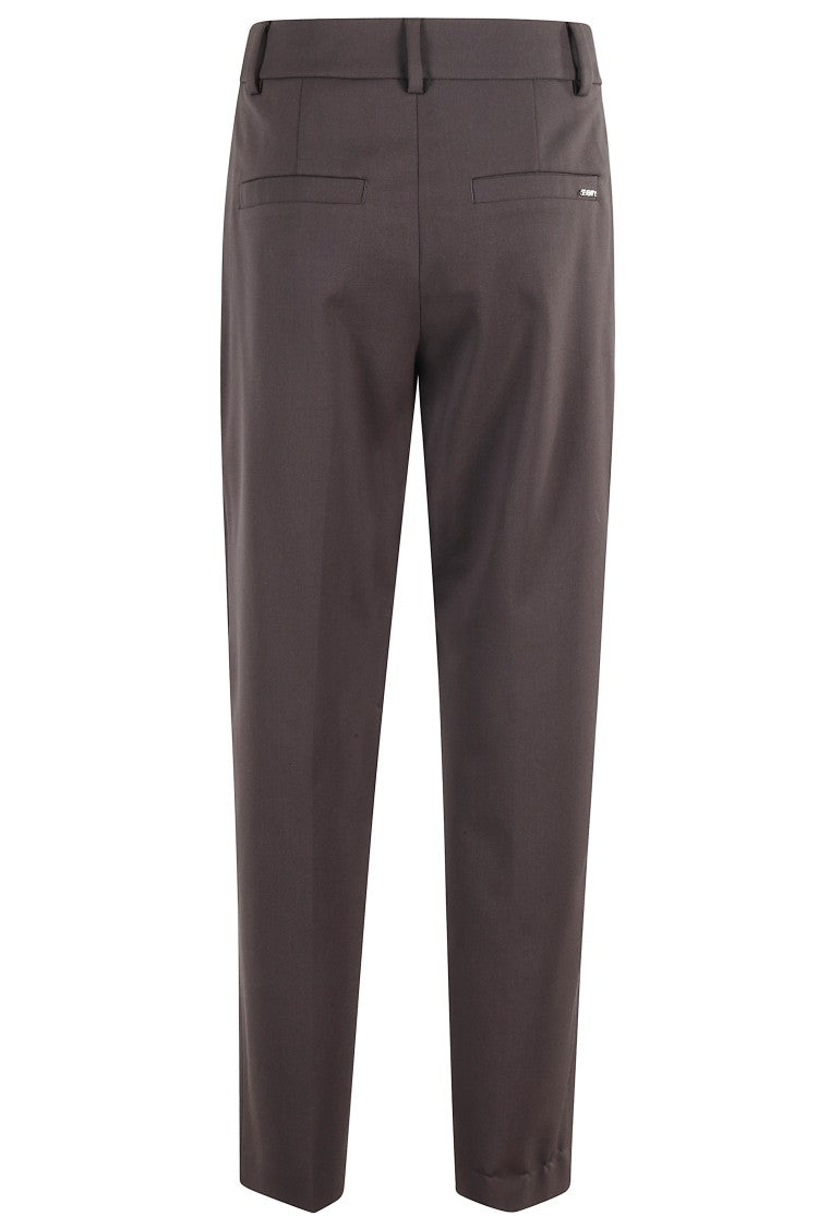 Seventy Straight Leg High-Waist Pants With Four-Pocket Design