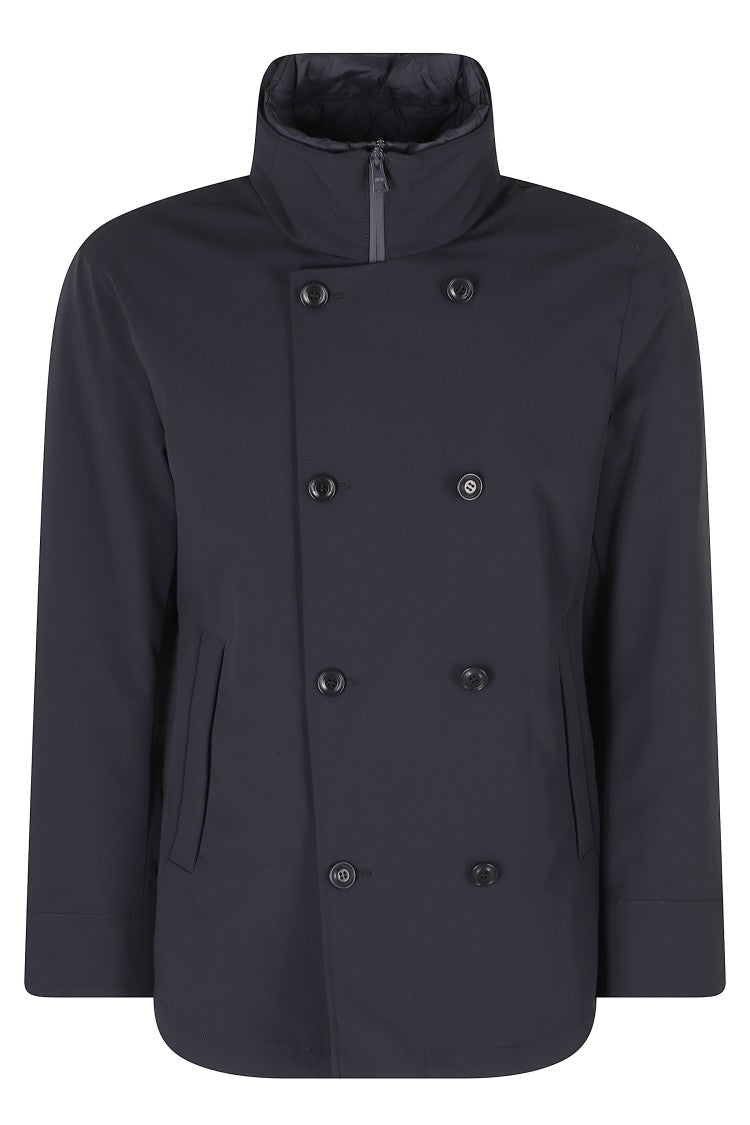 Duno Blue Picot Polyamide Padded Jacket