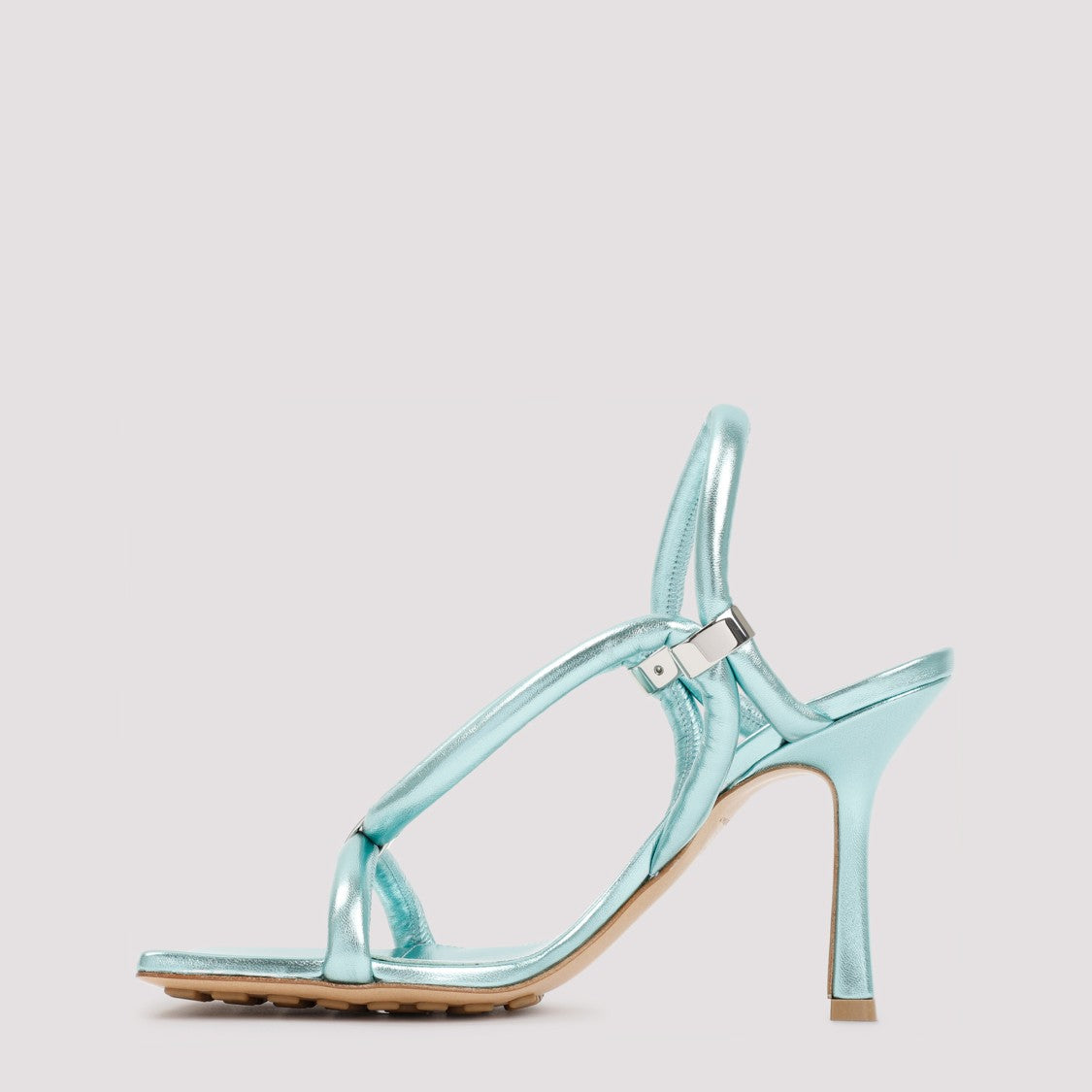 Bottega Veneta Icy Moon Stretch Slingback Sandals