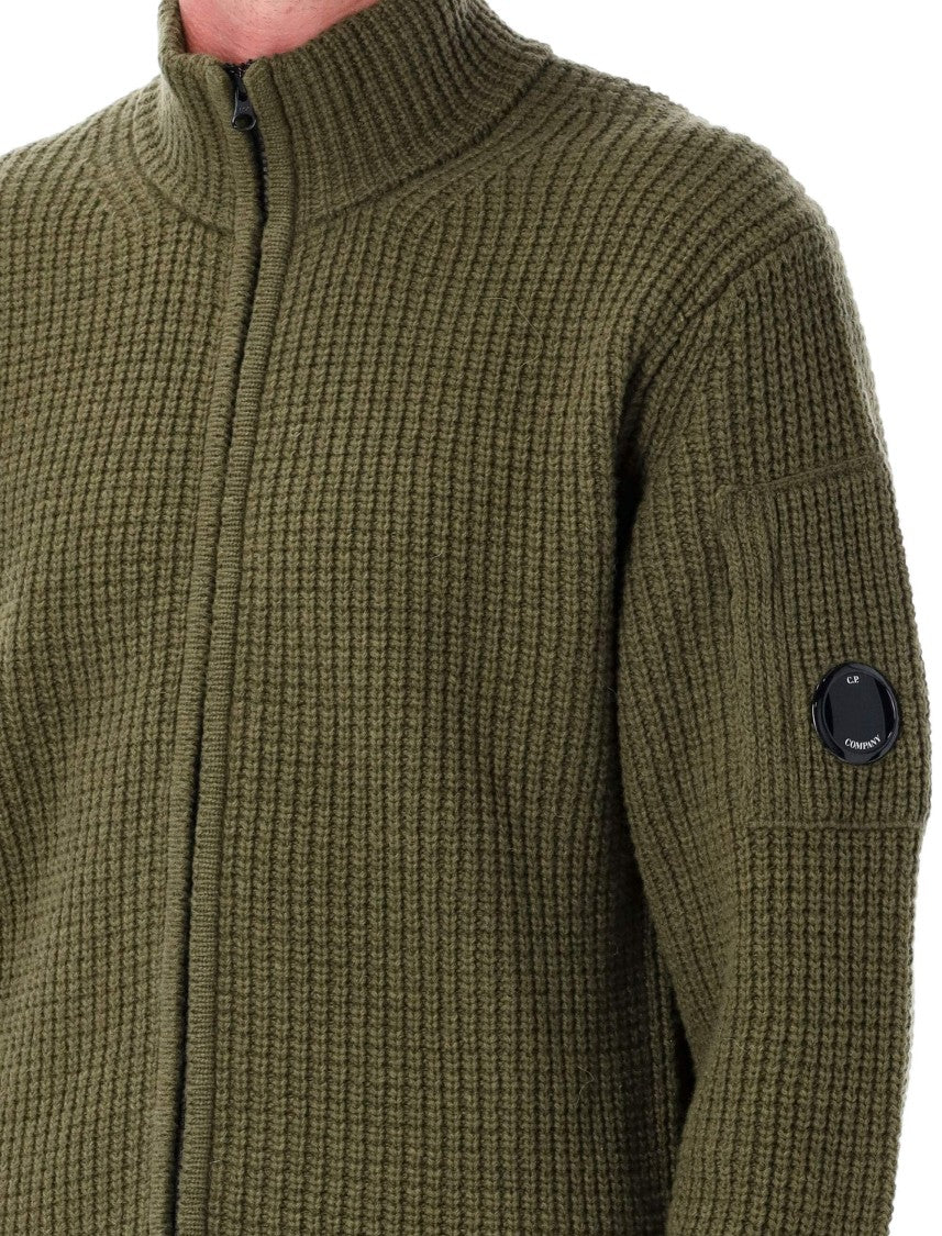 C.P. Company Cardigan Zip Waffle Knit