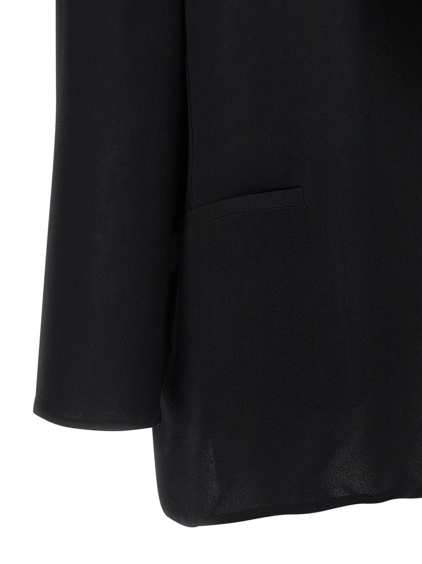 Alberta Ferretti Georgette Blazer