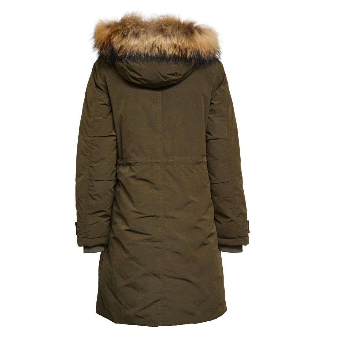 Woolrich Flared Parka With Removable Murmasky Fur Hood