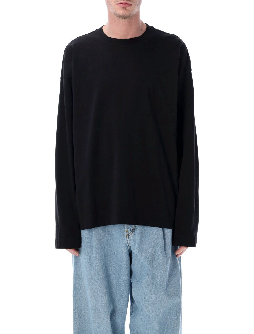 Dries Van Noten Relaxed Fit Long-Sleeved T-Shirt In Soft Cotton