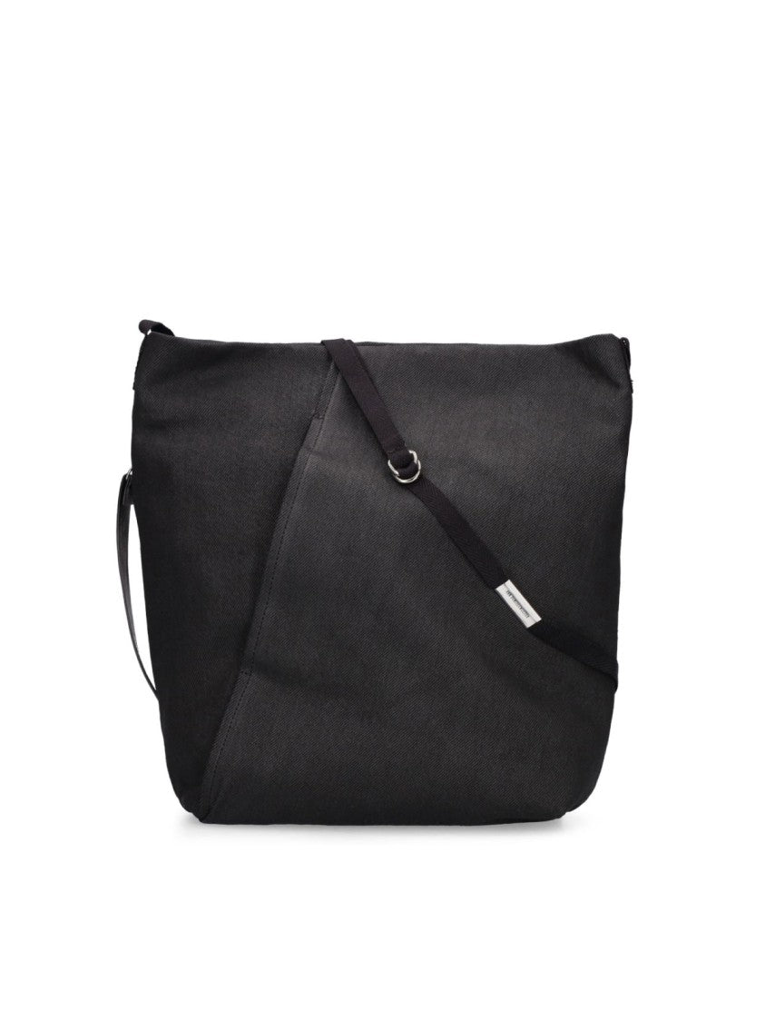 Ann Demeulemeester Maya Denim Waxed Shoulder Bag