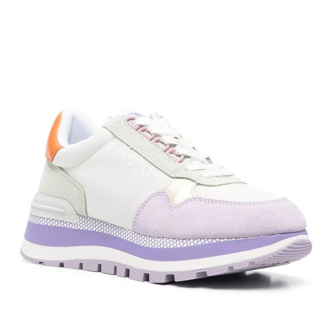 Liu Jo Multicolor Amazing 10 Leather-Suede Accent Sneakers