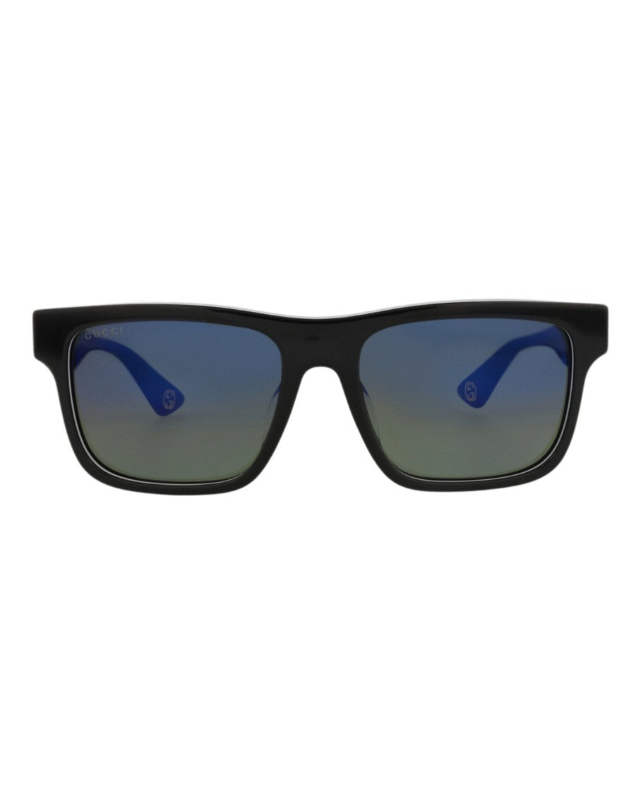 Gucci Square-Frame Recycled Acetate Sunglasses