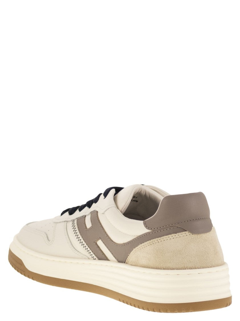 Hogan H630 - Leather Trainers With H On The Side