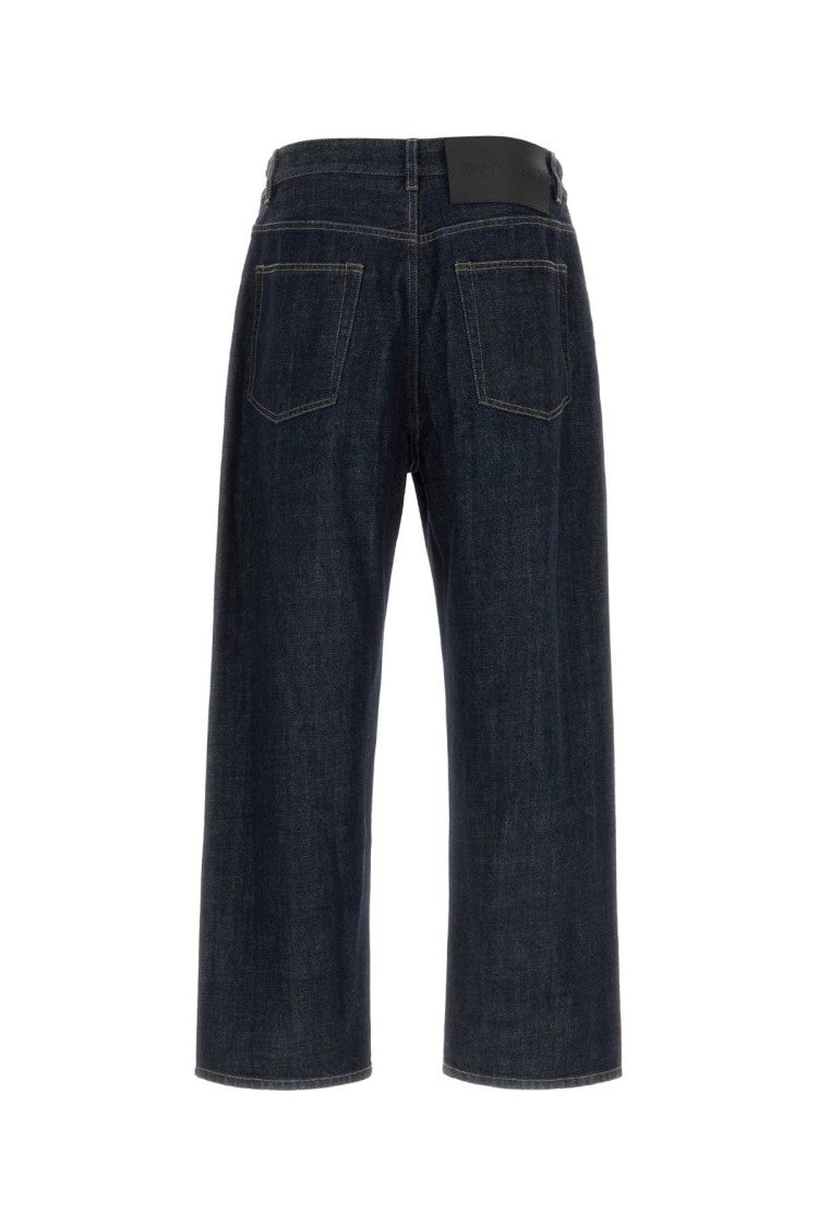 Jil Sander High-Waisted Straight-Leg Denim Jeans