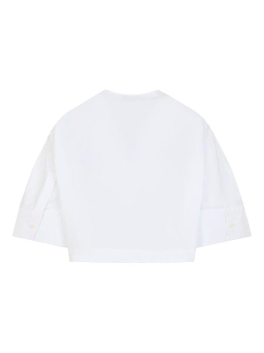 Givenchy Cropped White Top
