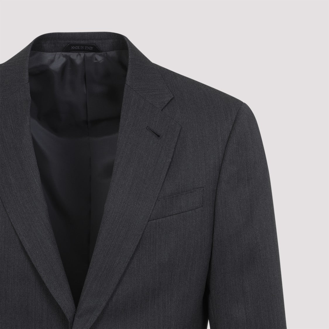 Giorgio Armani Tailored Anthracite Virgin Wool Suit