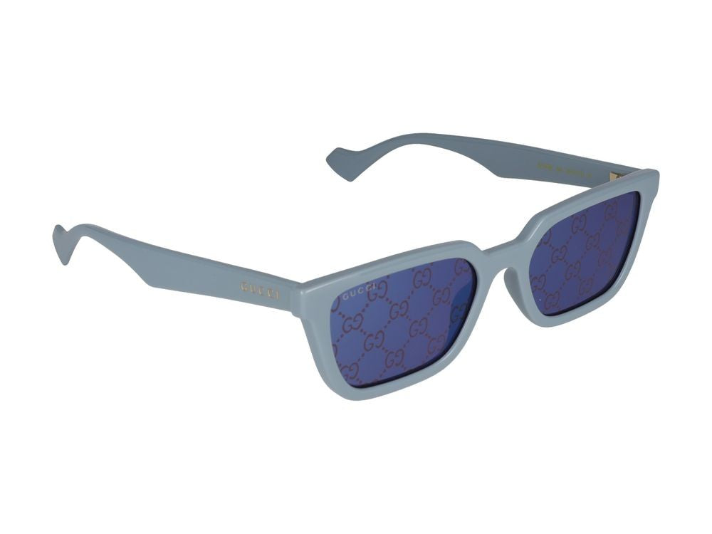 Gucci Light Blue Gg1539s Bold Square Frame Sunglasses