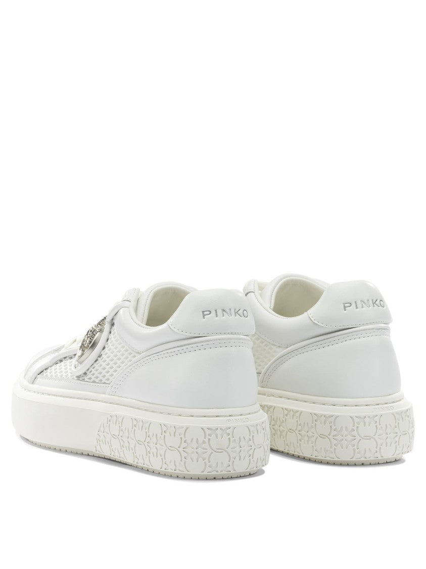 Pinko Low-Top Sneakers With Leather