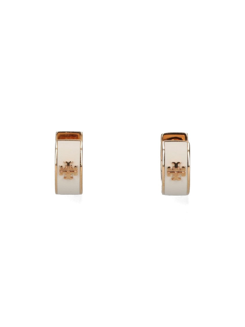 Tory Burch Polished Gold Hoop Earrings
