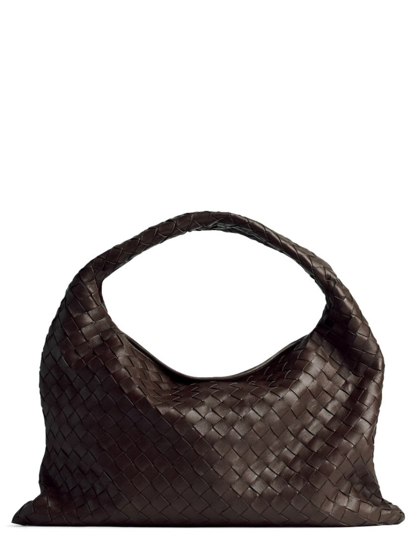 Bottega Veneta Small Handbag With Distinctive Woven Pattern And Rounded Handle