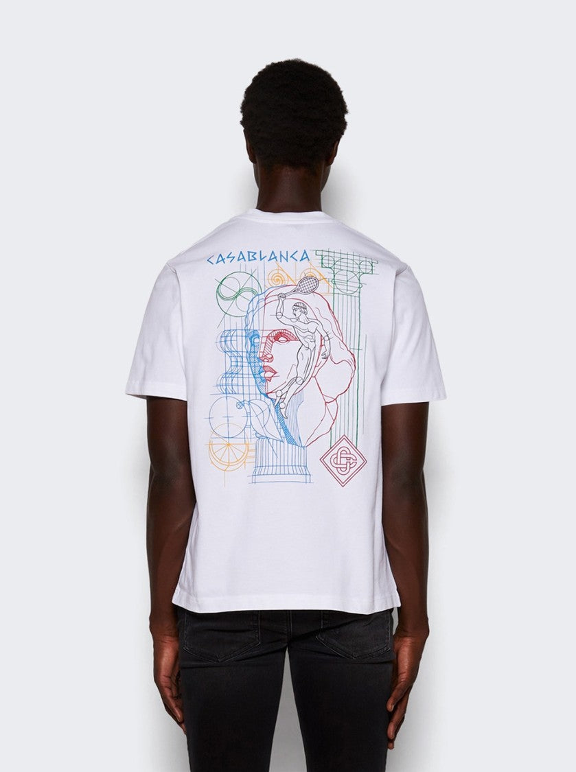 Casablanca Drawing Lab Screen Printed Tee