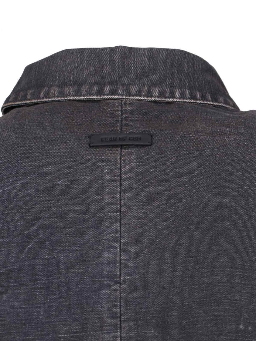 Fear Of God "Utility" Jacket – Black Cotton Canvas