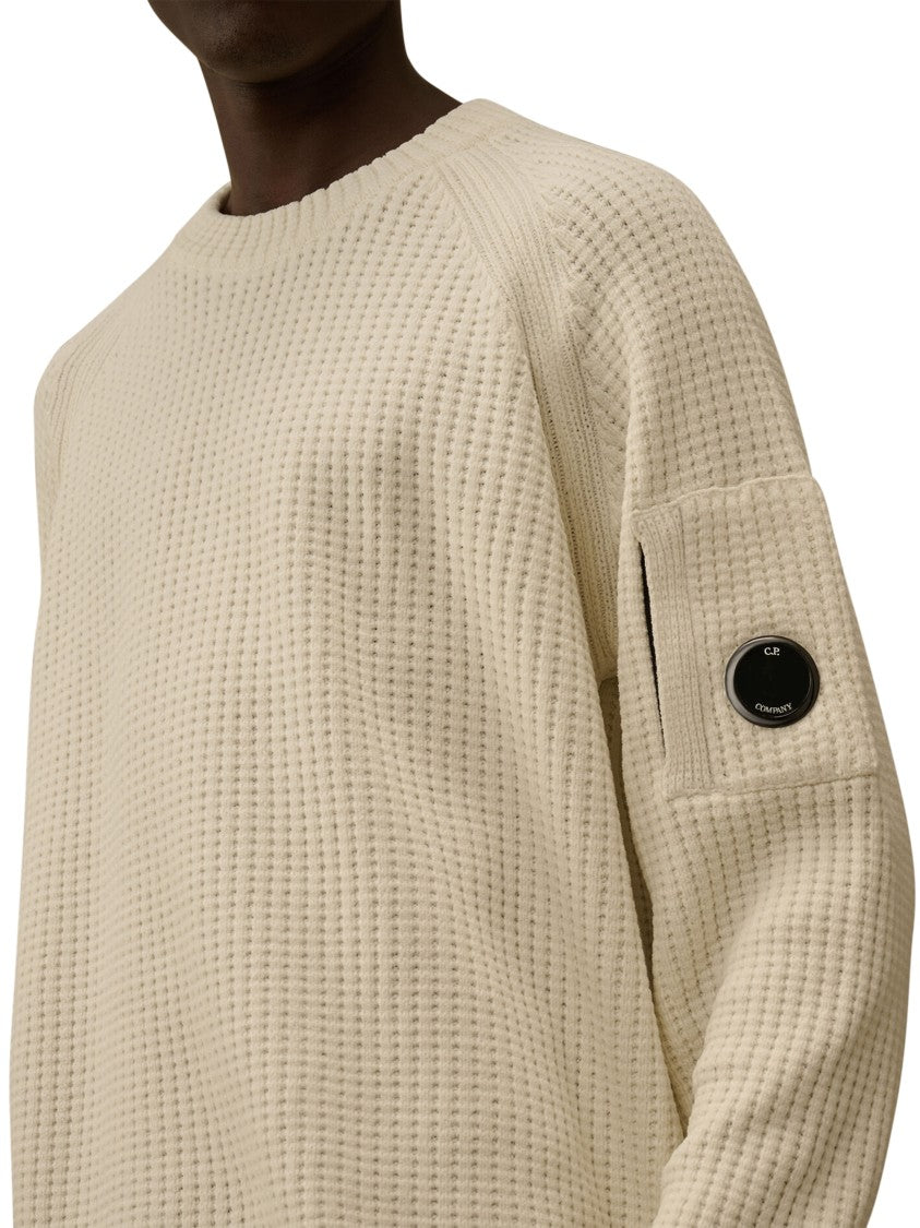 C.P. Company Chenille Cotton Crewneck Sweater