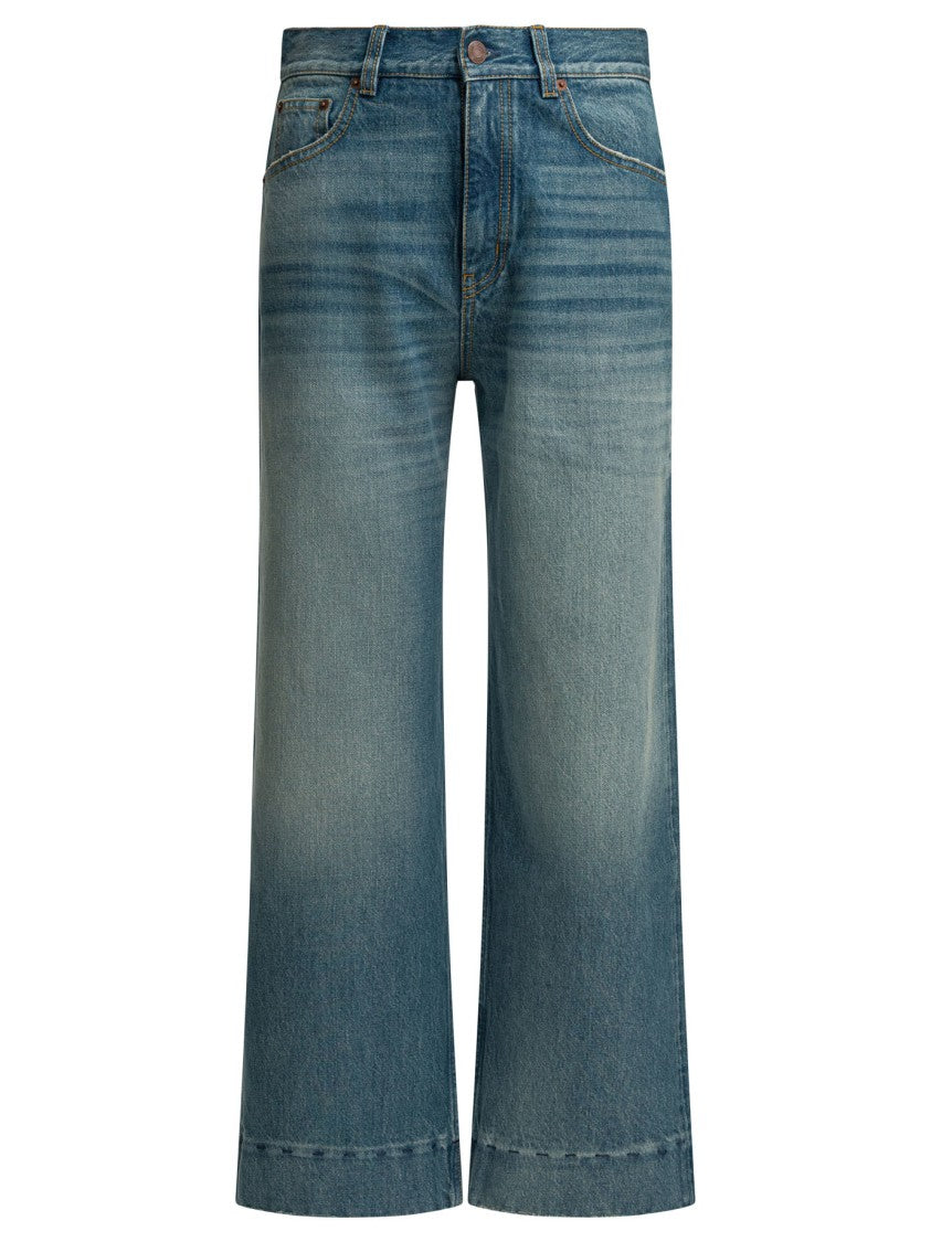 Chloé Short Wide Leg Jeans