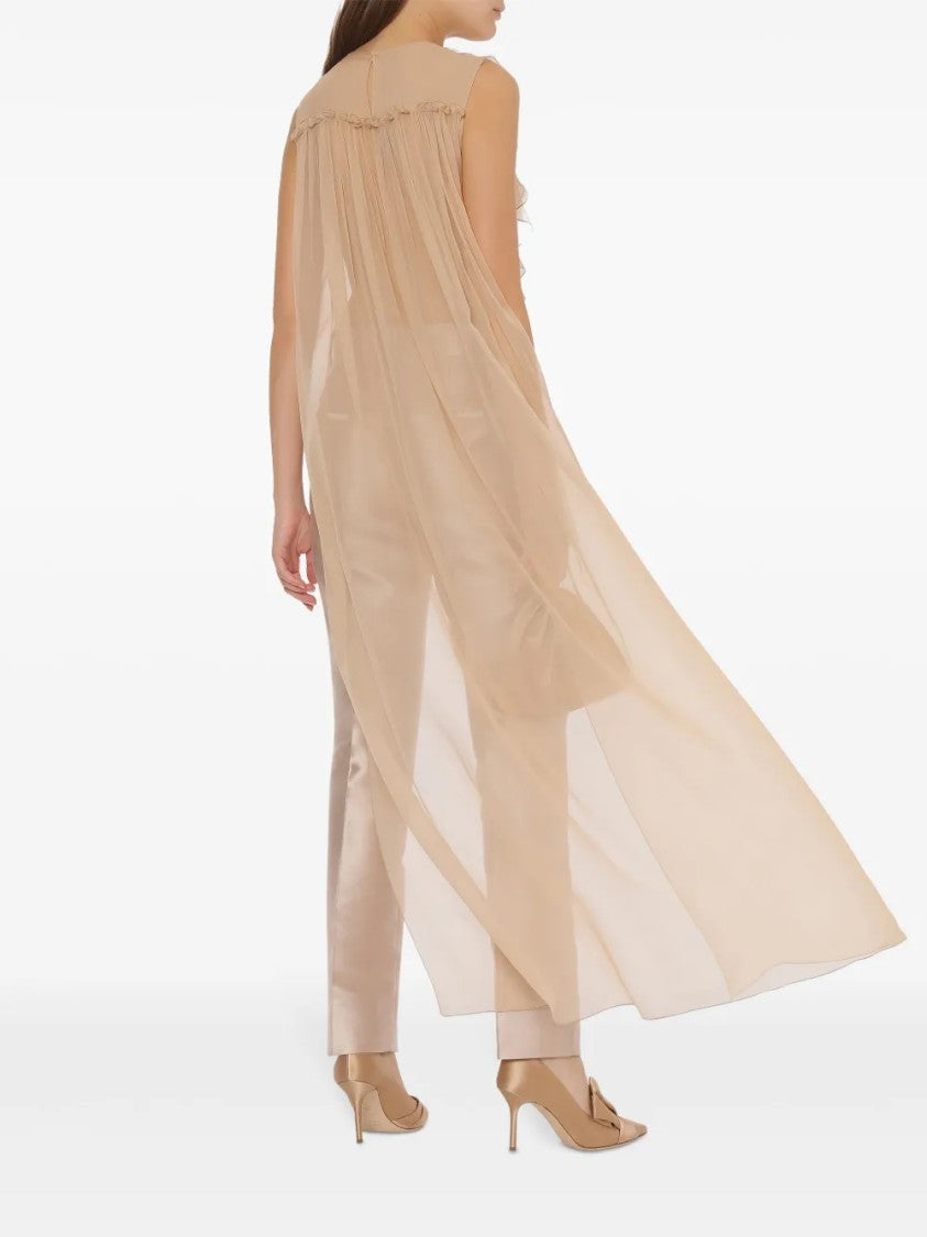 Alberta Ferretti Tailored White Shirt With Structured Collar And Elegant Fit