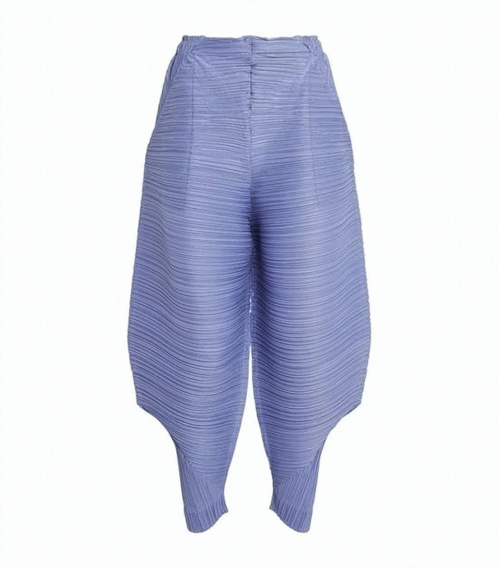 Pleats Please Pleated Pantalon With Structured Silhouette