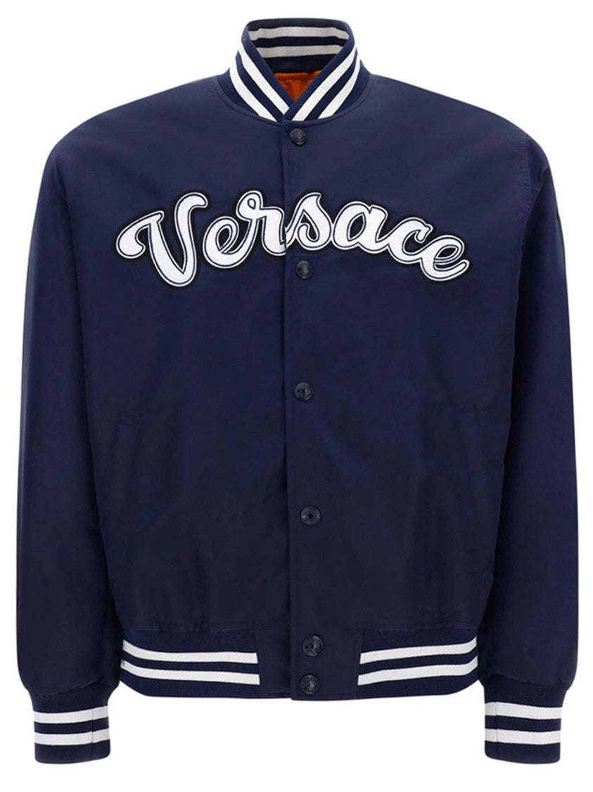 Versace Blue Bomber Jacket