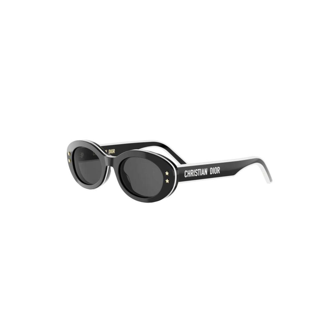 Dior Pacific B4i Oval-Shaped Black Sunglasses