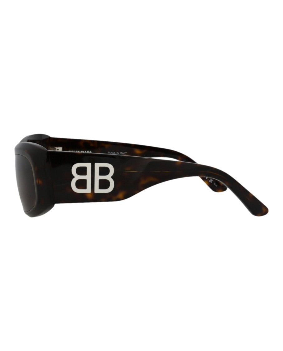 Balenciaga Square-Frame Recycled Acetate Sunglasses