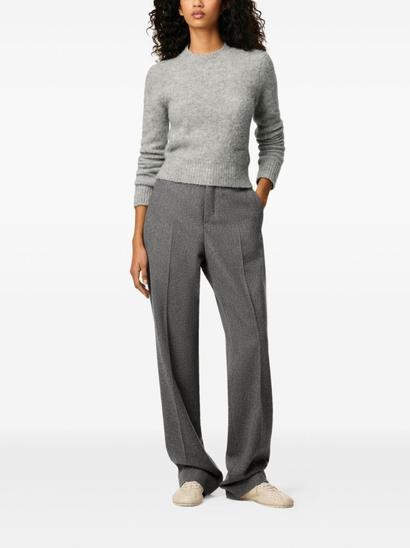 Ami Wide Wool Trousers