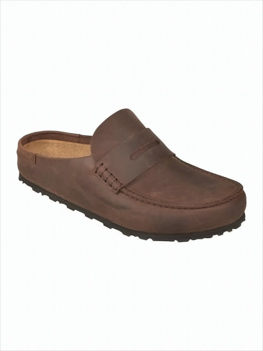 Birkenstock Nubuck Leather Penny Loafer Slippers
