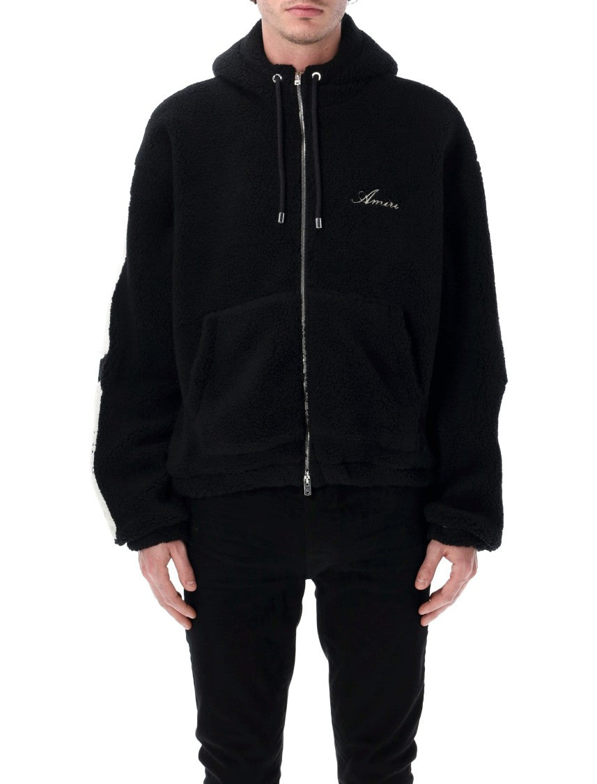 Amiri Bones Fleece Zip Hoodie