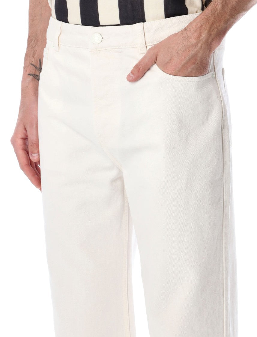 Ami Paris Large Fit Five Pocket Denim Jeans