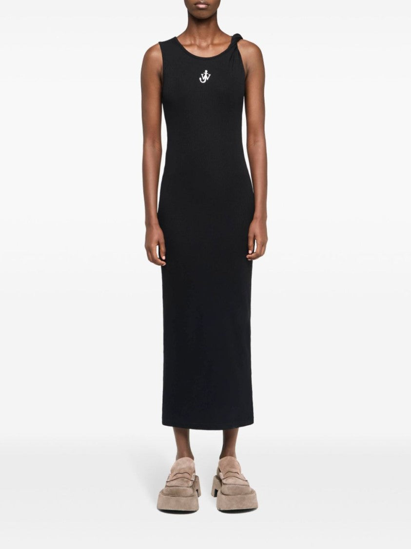J. W. Anderson Mid-Length Black Cotton Dress