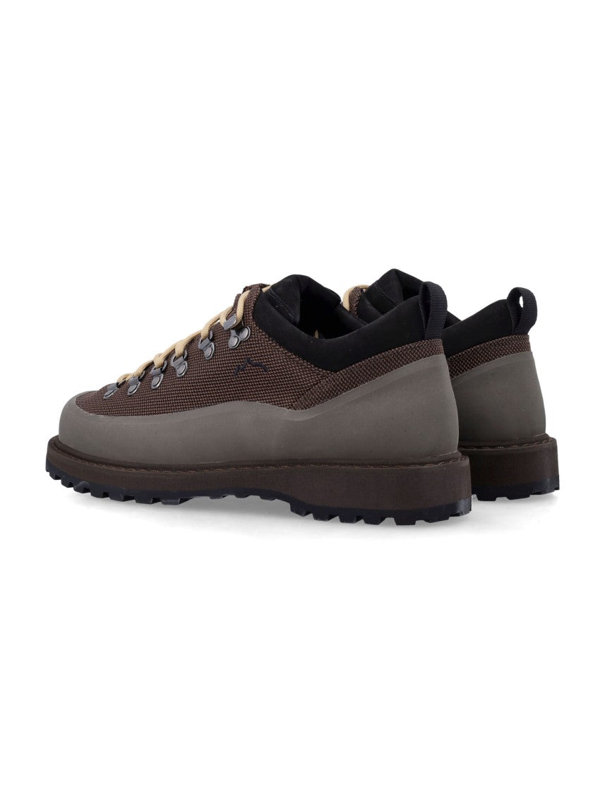 Diemme Brown Technical Rubber Low-Top Sneakers