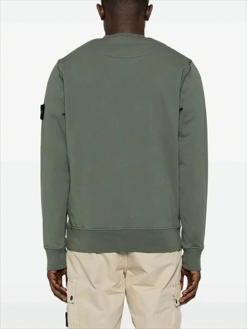 Stone Island Muted Green Long-Sleeve Sweatshirt