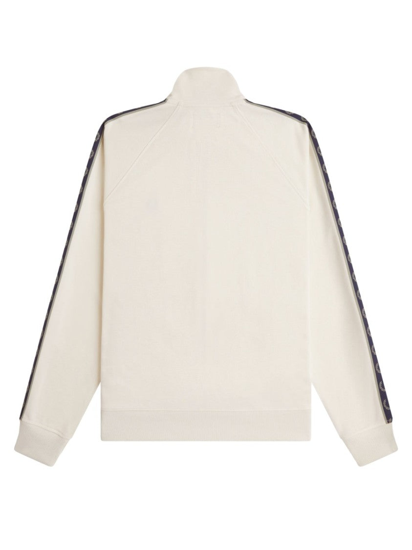 Fred Perry Full Zip Tracksuit Jacket With Laurel Wreath Logo